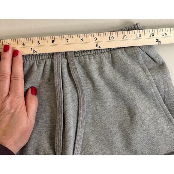 WeWoreWhat Womens Pull On Elastic Waist Drawstring Gray Fleece Lined Short Sz XS - Picture 10 of 14